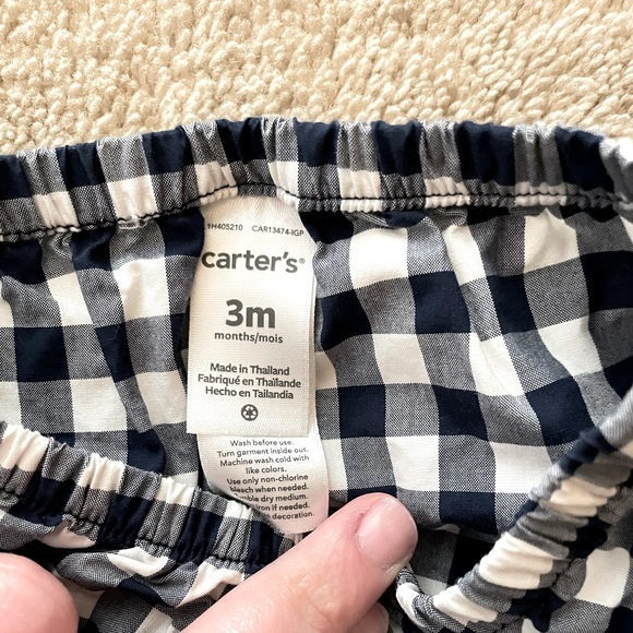 Carter’s Gingham Dress with Floral Embroidery NWOT - Picture 5 of 6